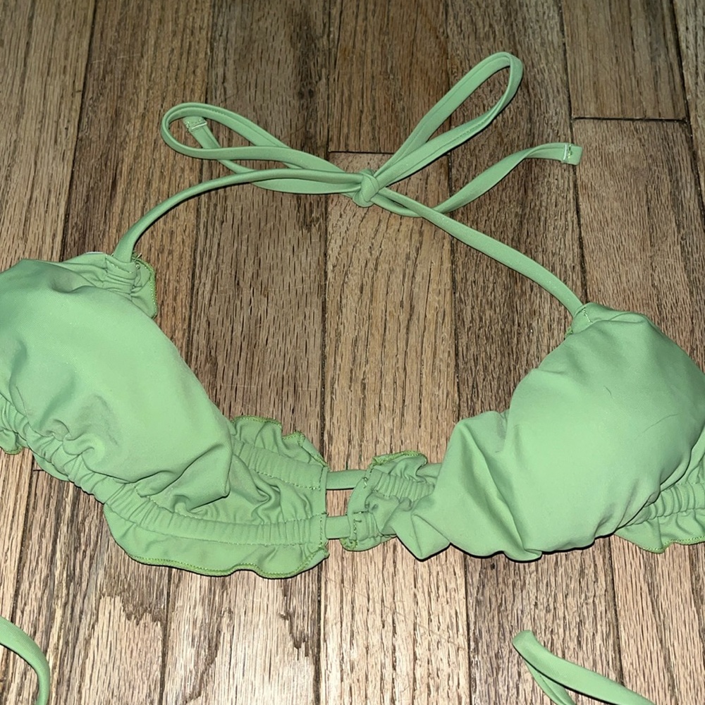 Small Green String Bikini - Picture 2 of 4